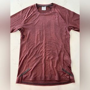 Cherry brown slim fit long sleeve